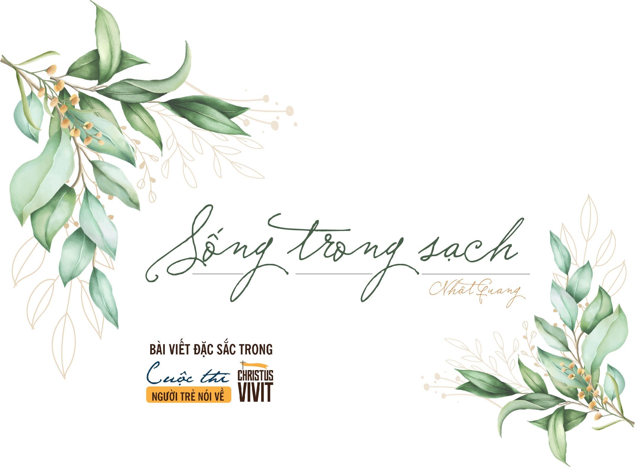 Sống trong sạch