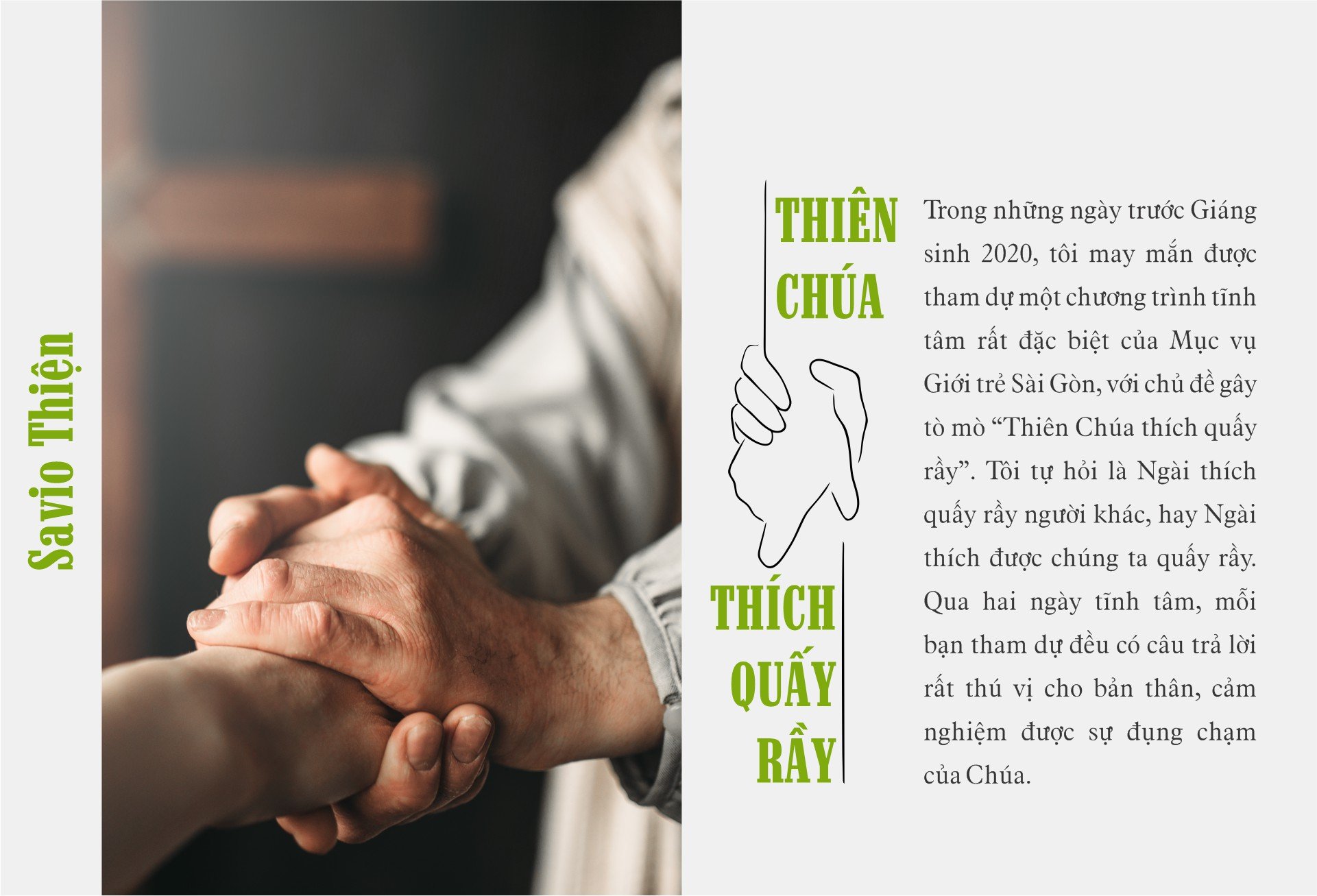 Thiên Chúa thích quấy rầy