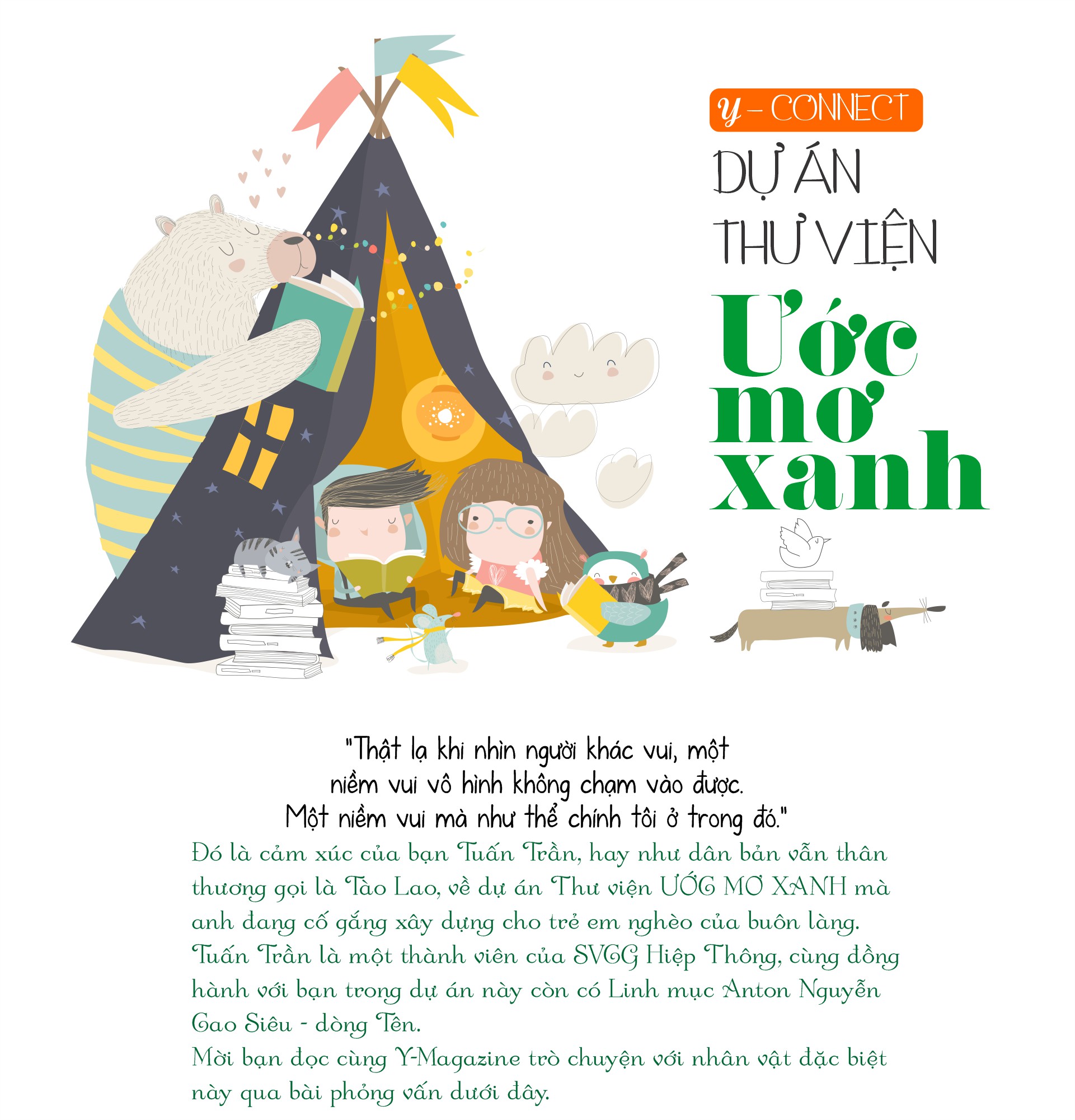 Dự án thư viện Ước Mơ xanh cho trẻ em vùng cao